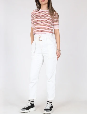 Pantaloni River Island, alb