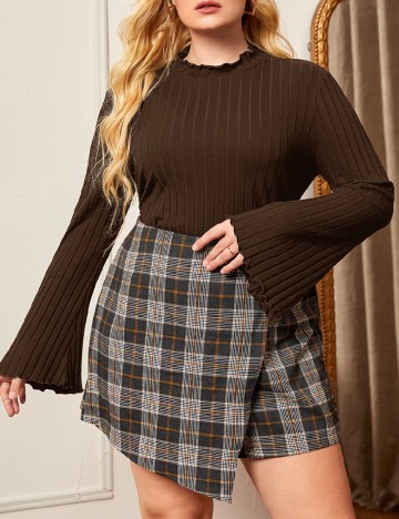 
						Bluza SHEIN CURVE, maro