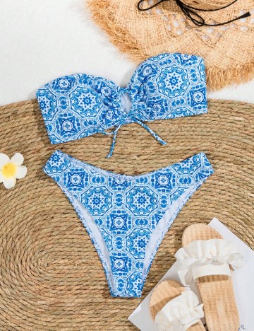 
						Costum de baie SHEIN, albastru