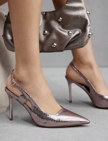 Pantofi Cuccoo, argintiu