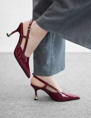 Pantofi Cuccoo, visiniu