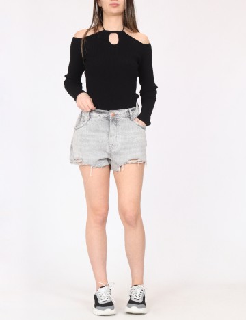 Pantaloni scurti River Island, gri