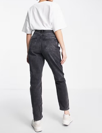 Blugi River Island, gri inchis