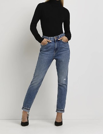 
						Blugi River Island, albastru