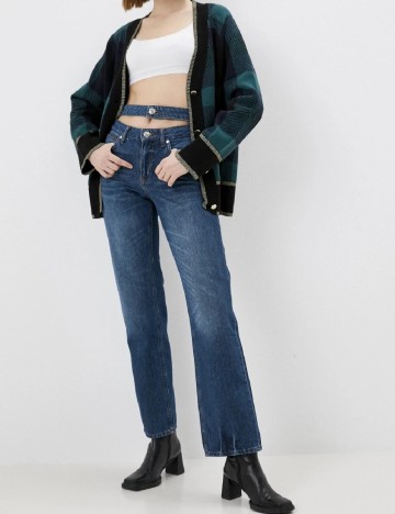 
						Blugi River Island, bleumarin