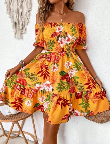 Rochie scurta SHEIN, mix culori