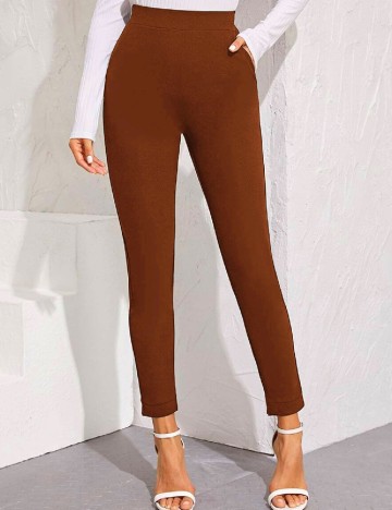 
						Pantaloni SHEIN, maro