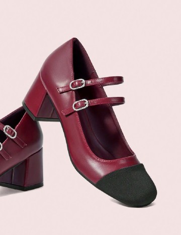 Pantofi Cuccoo, visiniu