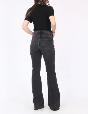 Blugi River Island, gri inchis