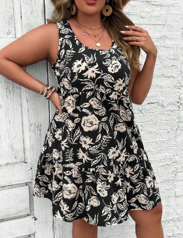 Rochie scurta SHEIN CURVE, negru