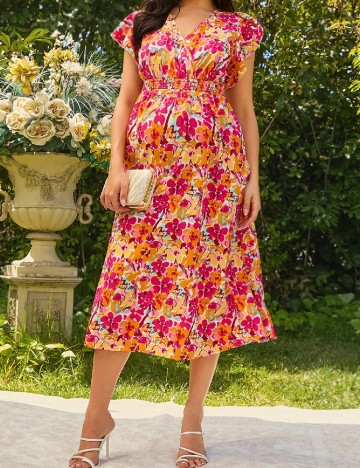 
						Rochie medie SHEIN Maternity, mix culori