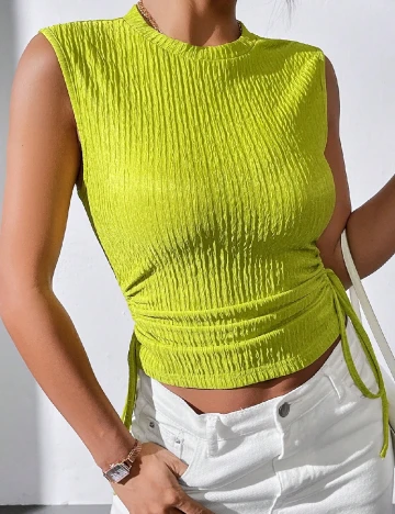 Top SHEIN, verde