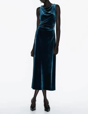 Rochie medie Zara, albastru