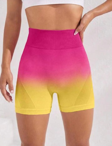 
						Colanti SHEIN, galben/roz