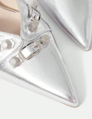 Saboti SHEIN, argintiu