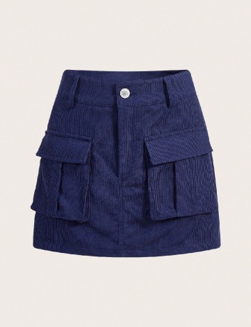 
						Fusta SHEIN, bleumarin