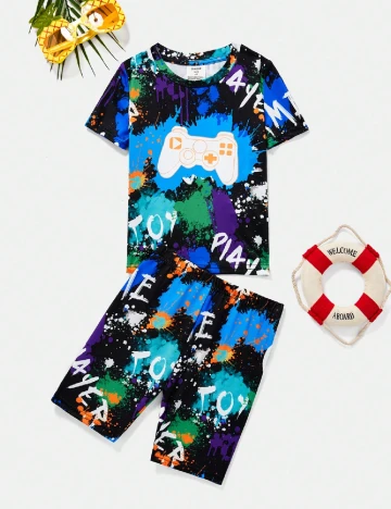 Compleu Shein Kids, mix culori