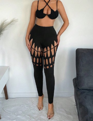 Colanti SHEIN, negru