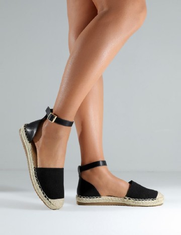 
						Espadrile SHEIN, negru
