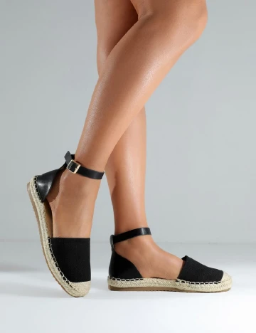 Espadrile SHEIN, negru