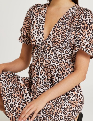 Rochie scurta River Island, animal print