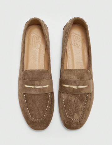 Mocasini SHEIN, maro