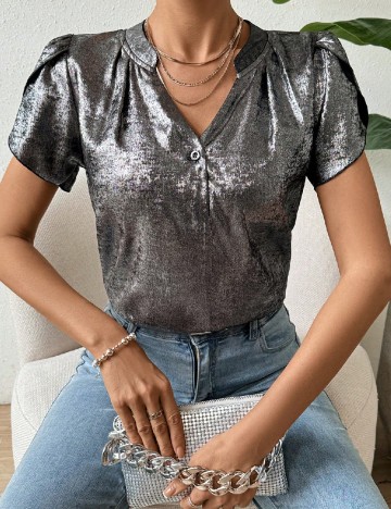 
						Bluza SHEIN, argintiu