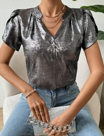 Bluza SHEIN, argintiu