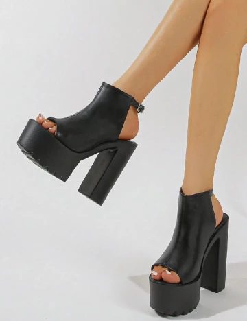 Botine SHEIN, negru