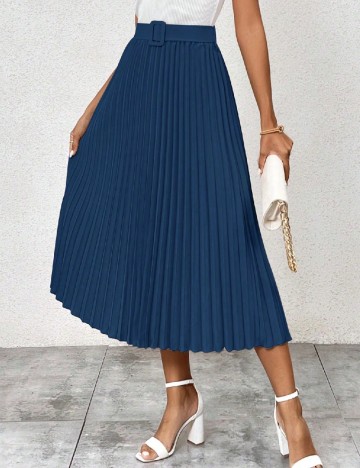 
						Fusta SHEIN, albastru