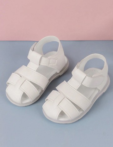 
						Sandale Shein Kids, alb