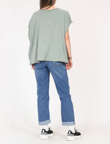 Tricou Oversize River Island, verde