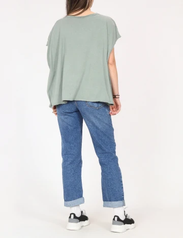 Tricou Oversize River Island, verde
