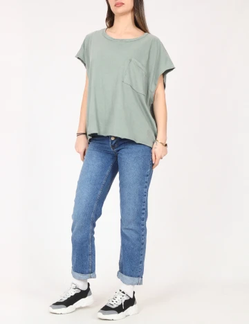 Tricou Oversize River Island, verde