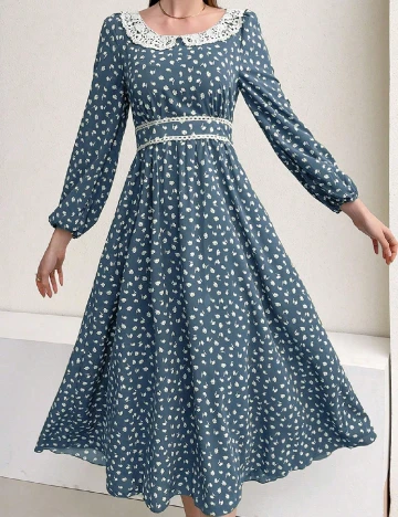 Rochie lunga SHEIN, albastru