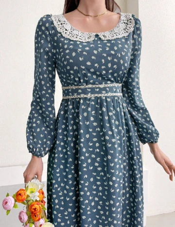 Rochie lunga SHEIN, albastru