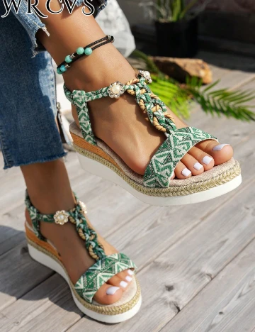 Sandale SHEIN, verde