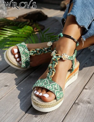 Sandale SHEIN, verde