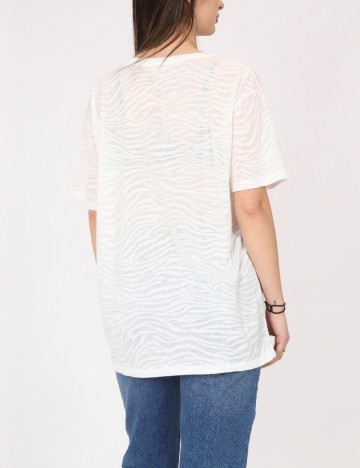 Tricou Oversize River Island, alb