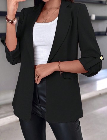 
						Blazer SHEIN, negru