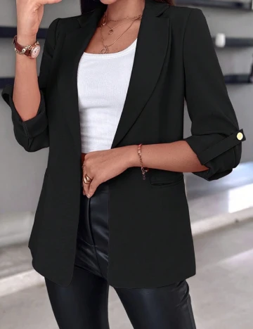 Blazer SHEIN, negru