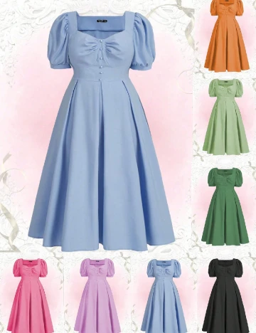 Rochie lunga SHEIN CURVE, albastru