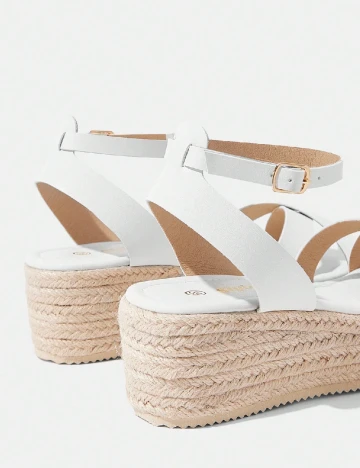Sandale SHEIN, alb