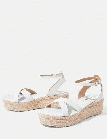 Sandale SHEIN, alb