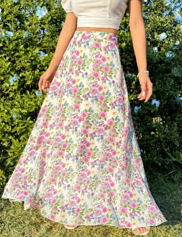 Fusta SHEIN, floral print