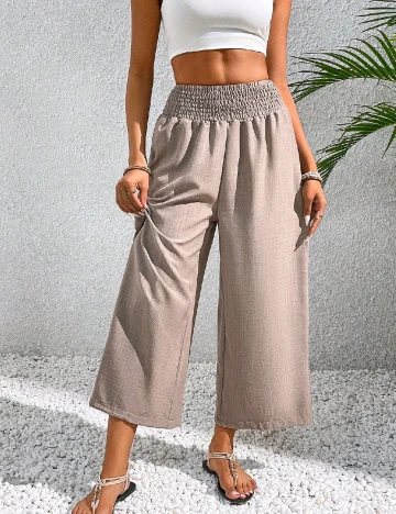 Pantaloni SHEIN, maro