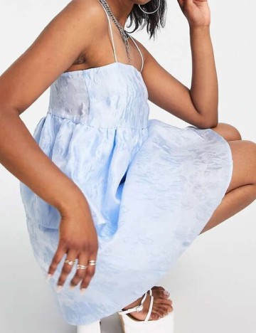 Rochie scurta Envii, albastru