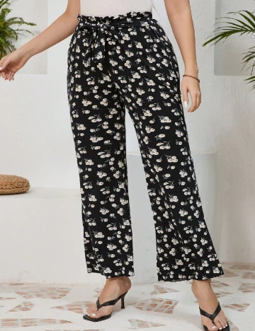 Pantaloni SHEIN CURVE, negru