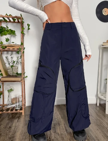 Pantaloni SHEIN, albastru