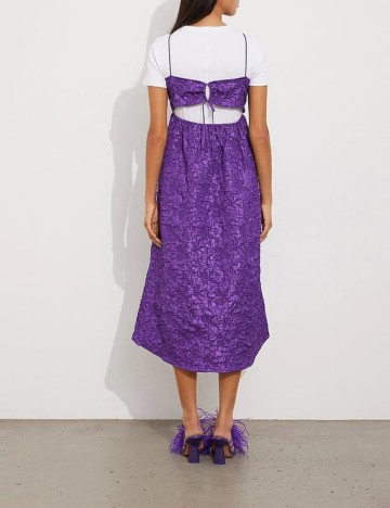 Rochie medie Envii, mov